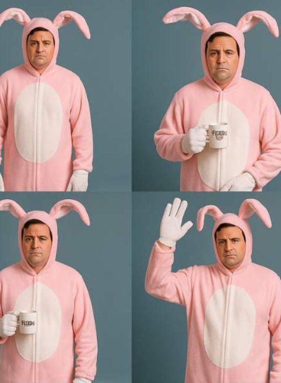Chandler Bing Pink Bunny Costume