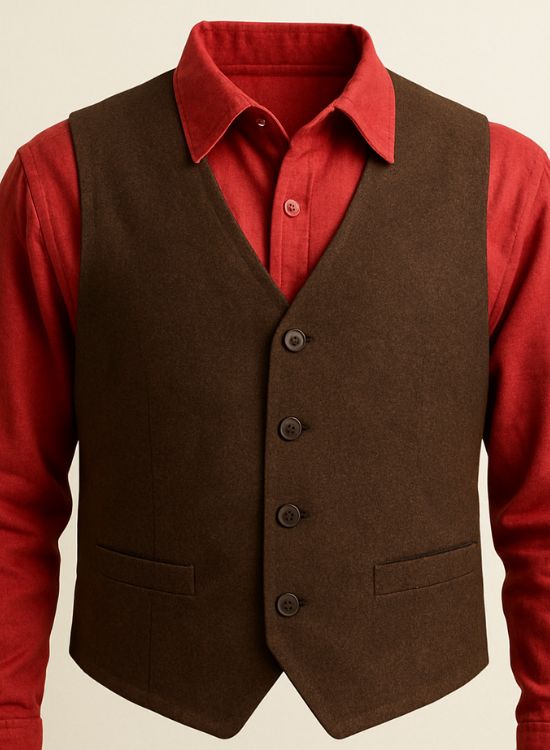 Red Shirt & Vest